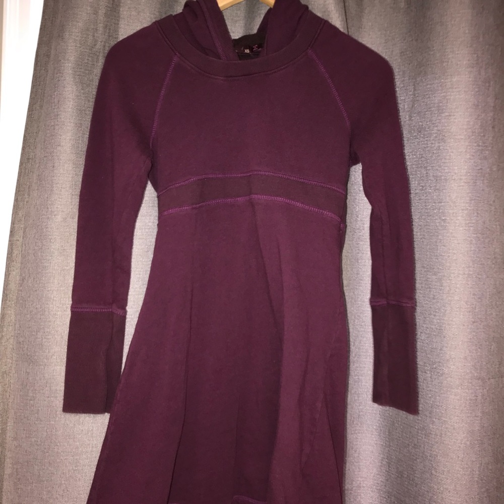 Hooded Prana Sweatshirt Dress